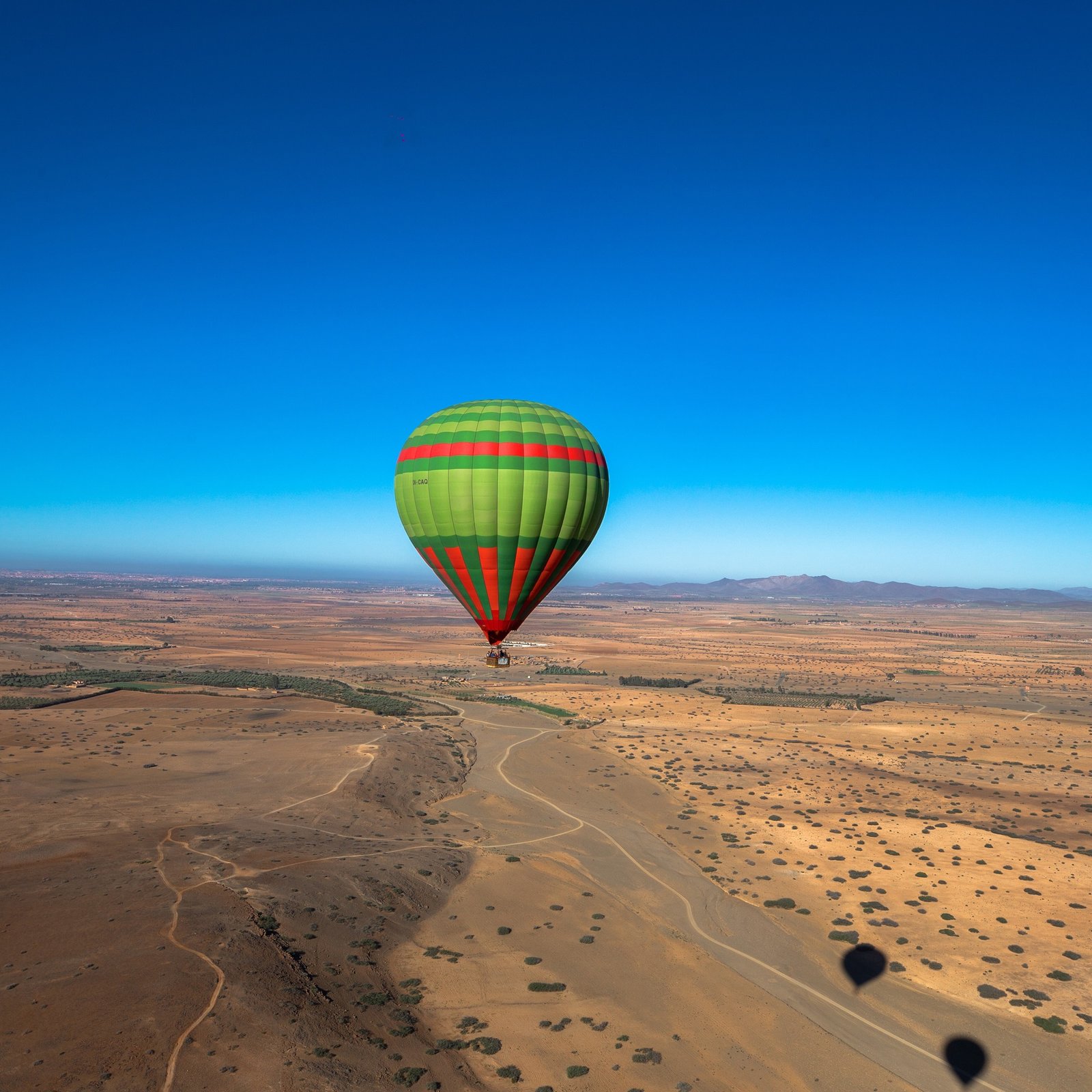 Montgolfière palmeraie Marrakech